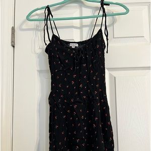 Wanderlust Black sundress with cherries🍒  fits XS